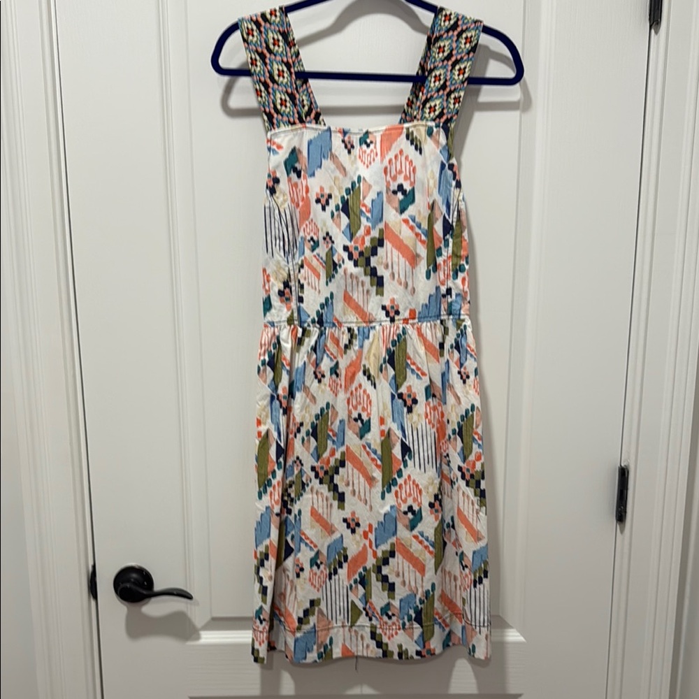 Anthropologie Square Neck Sleeveless Sundress